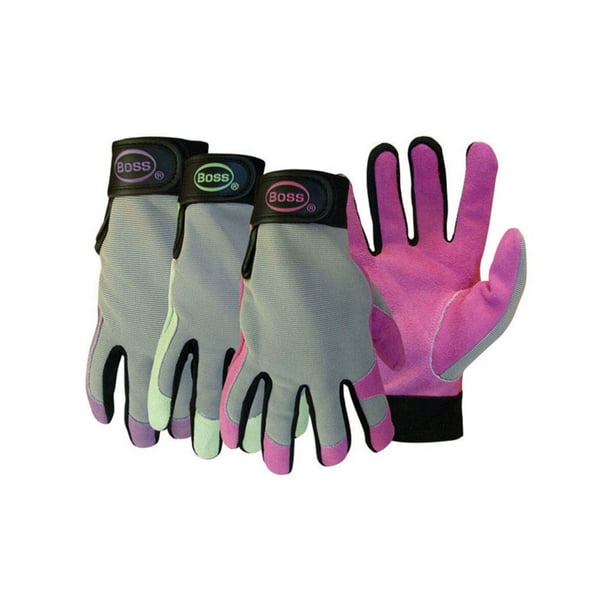 2 Pairs G-TUF Washable Long Cuff Garden Gloves w/ Wrist Strap